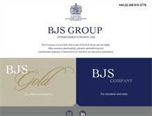 Tablet Screenshot of bjsgold.com